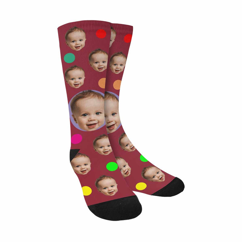 Custom Socks Face Socks with Faces Personalized Socks Birthday Gifts for Dad