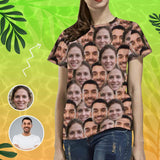 Custom Face Two Women's All Over Print T-shirt