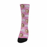 Custom Socks Face Socks with Faces & Name Personalized Socks Valentine's Day Gifts for Girlfriend