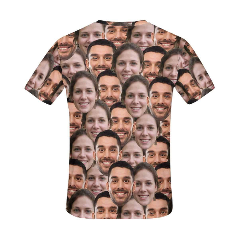 Custom Face Two Women's All Over Print T-shirt