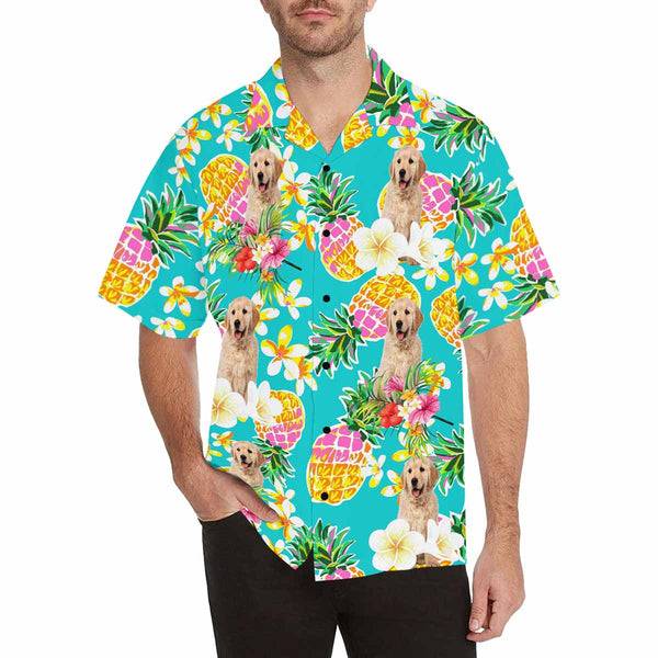 Custom Face Hawaiian Shirt Funny Photo Hawaiian Shirt for Husband Personalized Hawaiian Shirt Photo Tropical Aloha Shirt For Men