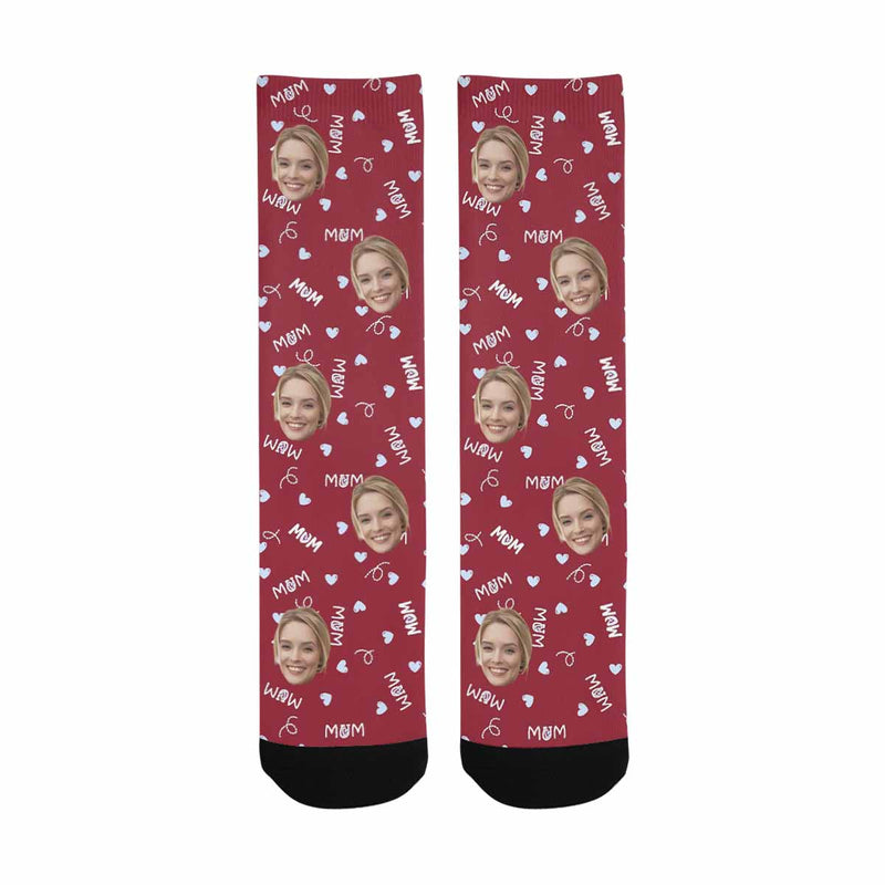 Custom Socks Face Socks with Faces Personalized Socks Face on Socks Mother Day's Gifts for Mother