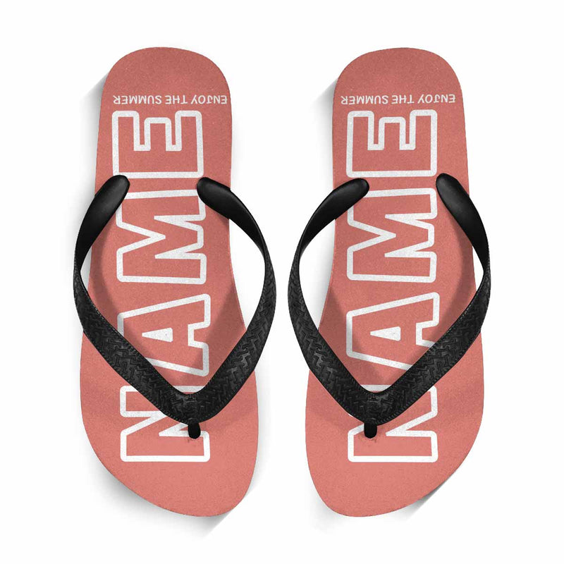 Custom Name Flip Flops Gifts Personalized Couple Sandals