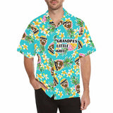 Custom Name Funny Flower Hawaiian Shirts Casual Men's Summer Shirts Design Your Own Custom Vacation Party