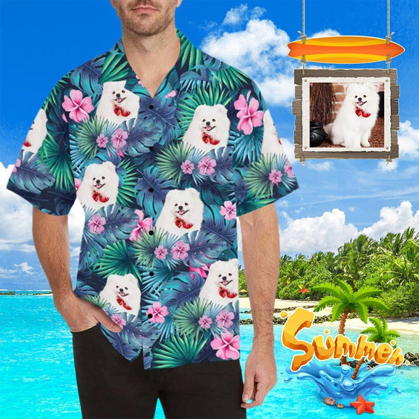 Hawaiian Shirts with Faces on Them Lovely Dog Create Your Own Hawaiian Shirt Customizable Hawaiian Shirts for Him