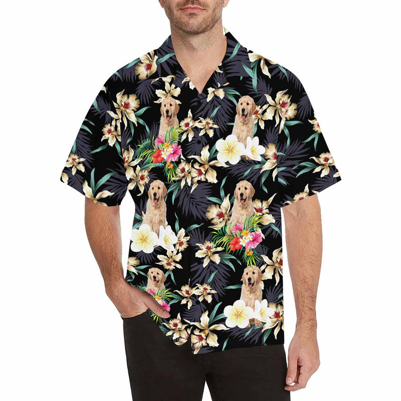 Custom Face Hawaiian Shirt Funny Photo Hawaiian Shirt for Husband Personalized Hawaiian Shirt Photo Tropical Aloha Shirt For Men