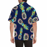 Custom Logo Pineapple Men's Hawaiian Shirt