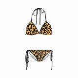 Yellow Leopard Bikini Swimsuit