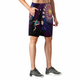 Custom Girlfriend Face Athlete Personalized Photo Men's Elastic Beach Short