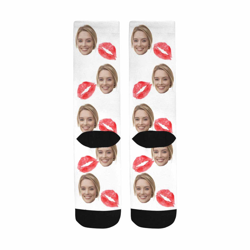 Custom Socks Face Socks with Faces Personalized Socks Face on Socks Valentine's Day Gifts for Boyfriend