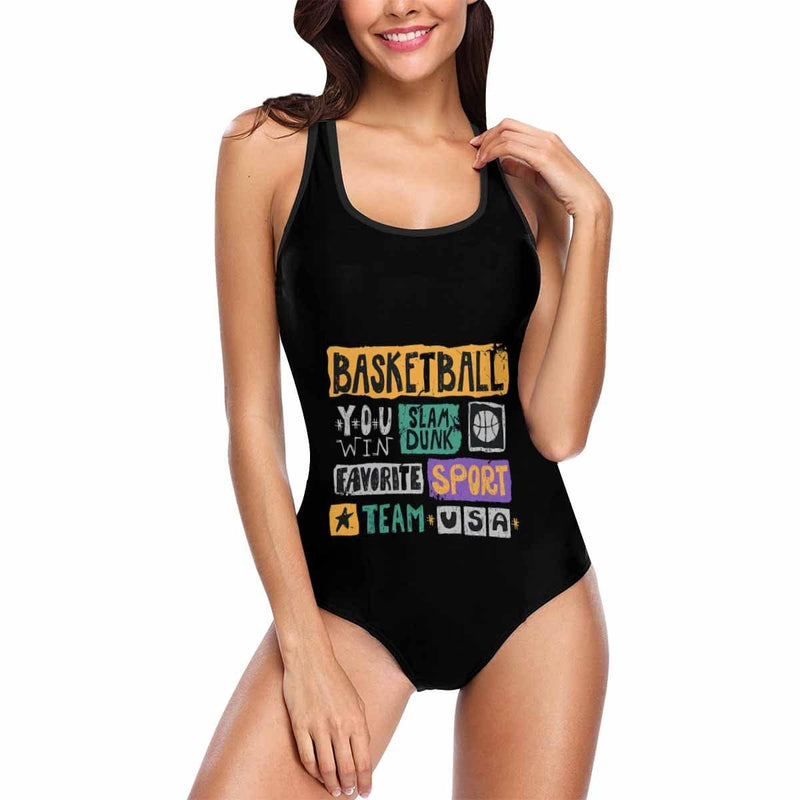 Custom Your Photo Women's Tank Top Bathing Swimsuit