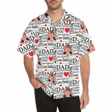 Personalized Hawaiian Shirts with Face Greatest Love Thank You Dad Create Your Own Hawaiian Shirt for Him