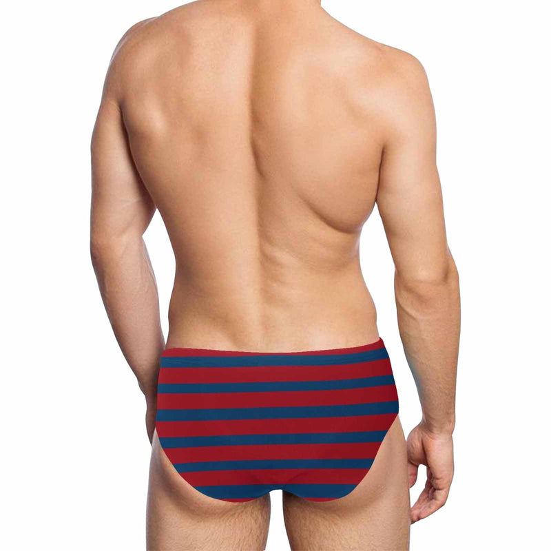 Custom Face I Licked It Men's Quick Dry Stretch Swimming Briefs