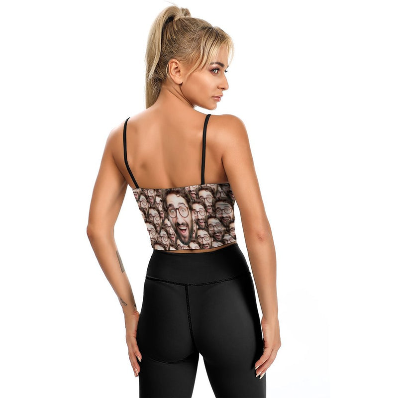 Custom Boyfriend Face Women Camisole Personalized Camisole Gift