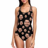 Custom Face Funny Selfie Women's Tank Top Bathing Swimsuit