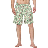 Custom Face Money Personalized Photo Men's Elastic Beach Short