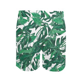 Custom Face Leaves Men's Quick Dry Swim Shorts, Personalized Funny Swim Trunks