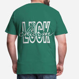 Custom Name Lucky Men's T-shirt Print Your Own Personalized Shirt for Him Unique Shirt Gift