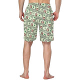 Custom Face Money Personalized Photo Men's Elastic Beach Short