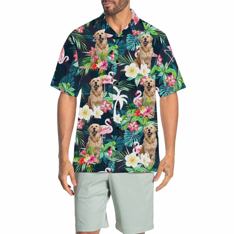 Custom Face Hawaiian Shirt Funny Photo Hawaiian Shirt for Husband Personalized Hawaiian Shirt Photo Tropical Aloha Shirt For Men