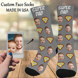 Custom Socks Face Socks with Faces Personalized Socks Face on Socks Father Day's Gifts for Father