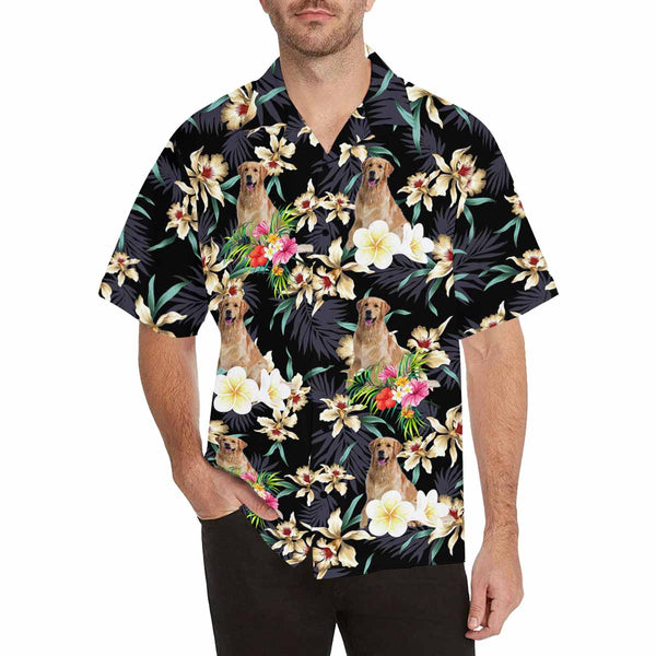 Custom Face Hawaiian Shirt Funny Photo Hawaiian Shirt for Husband Personalized Hawaiian Shirt Photo Tropical Aloha Shirt For Men