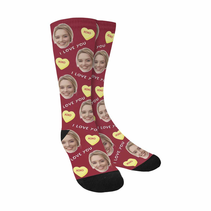 Custom Socks Face Socks with Faces Personalized Socks Face on Socks Anniversary Gifts for Girlfriend