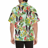 Custom Hawaiian Shirts with Face Cute Dog Tropical Aloha Shirt Birthday Vacation Party Gift for Husband