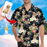 Custom Face Hawaiian Shirt Funny Photo Hawaiian Shirt for Husband Personalized Hawaiian Shirt Photo Tropical Aloha Shirt For Men