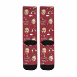 Custom Socks Face Socks with Faces Personalized Socks Face on Socks Birthday Gifts for Dad