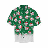 Custom Face Best Wishes Men's Hawaiian Shirt