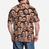 Personalized Tshirt with Face Seamless Men's T-shirt Design Your Own Tee Shirt Birthday Vacation Shirt