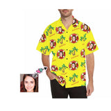 Custom Face Hawaiian Shirt Summer Customize Your Own Aloha Shirt Hawaiian Shirt With Face on It for Lover Gift