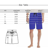 Custom Face Coconut Trees Men's All Over Print Casual Shorts