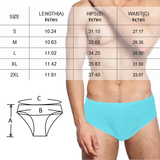 Custom Face Mermaids Men's Quick Dry Stretch Swimming Briefs