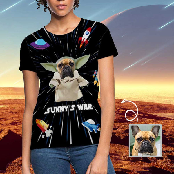 Custom Face Sunny's War Rocket Women's T-shirt Made for You Personalized Shirt Design Your Own Shirt Gift