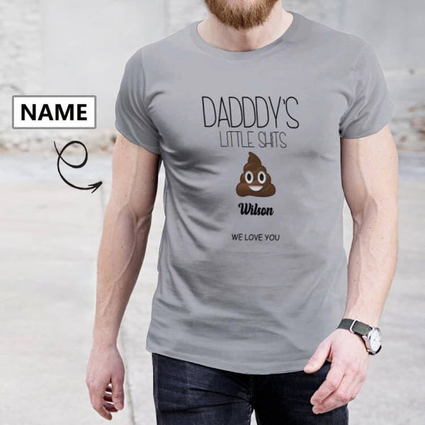 Personalized Name Best Dad We Love You T-shirt Add Your Own Custom Text Name Shirt for Him