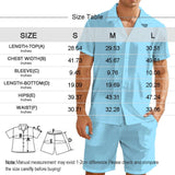 Custom Face Cool Happy Hawaiian Set Summer Holiday Hawaiian Shirt & Shorts Set