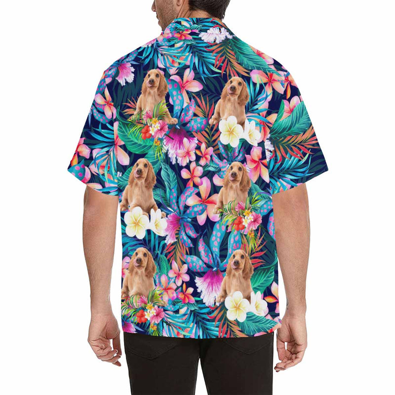 Custom Face Hawaiian Shirt Funny Photo Hawaiian Shirt for Husband Personalized Hawaiian Shirt Photo Tropical Aloha Shirt For Men