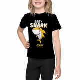 Custom Name Shark Family Matching T-shirt Put Your Name on Shirt Unique Design Shirt Gift