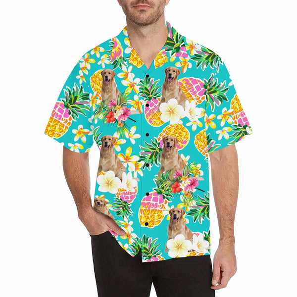 Custom Face Hawaiian Shirt Funny Photo Hawaiian Shirt for Husband Personalized Hawaiian Shirt Photo Tropical Aloha Shirt For Men