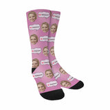 Custom Socks Face Socks with Faces & Name Personalized Socks Valentine's Day Gifts for Girlfriend