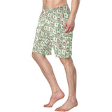 Custom Face Money Personalized Photo Men's Elastic Beach Short