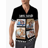 Custom Photo Hawaiian Family Memories Shirts Casual Men's Summer Shirts Made for You Custom Shirt