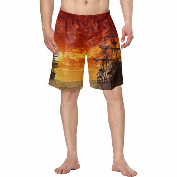 Custom Photo Men's Beach Shorts