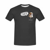 Personalized Face&Name Tell Your Dog I Said Hi Men's T-shirt Custom Tee Shirt for Pet Lover Gift