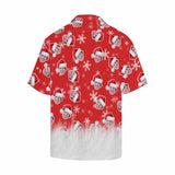 Custom Face Best Wishes Men's Hawaiian Shirt