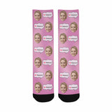 Custom Socks Face Socks with Faces & Name Personalized Socks Valentine's Day Gifts for Girlfriend