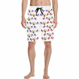 Custom Face Dog Flag Men's Casual Shorts