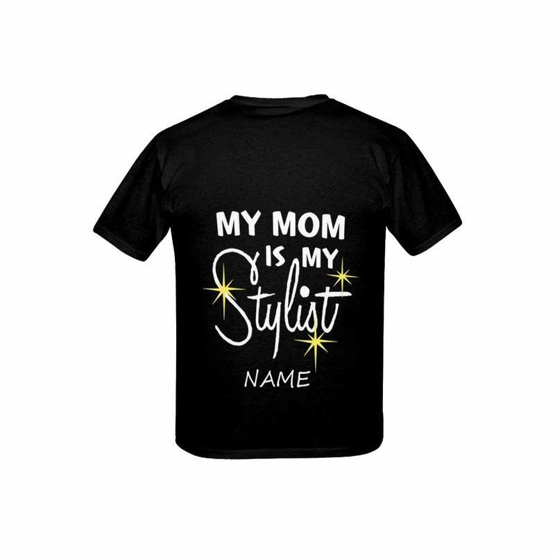 Custom Name Love My Mom Kid's All Over Print T-shirt